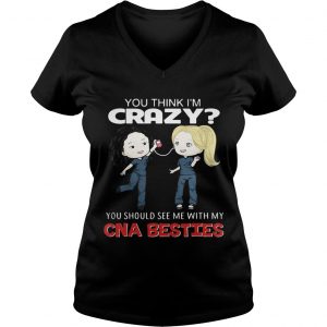 Greys Anatomy Grey and Cristina you think Im crazy you should see me with my CNA besties Ladies Vneck