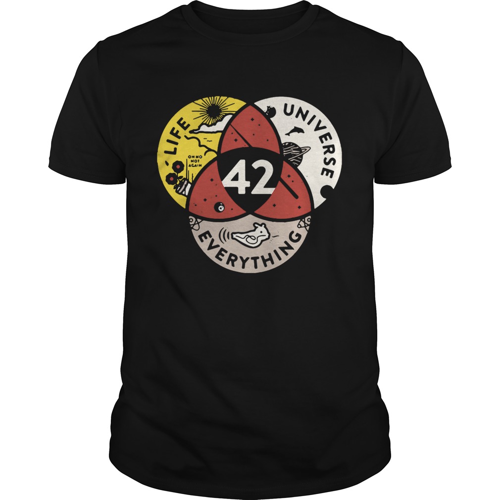 42 the answer to life universe and everything shirt