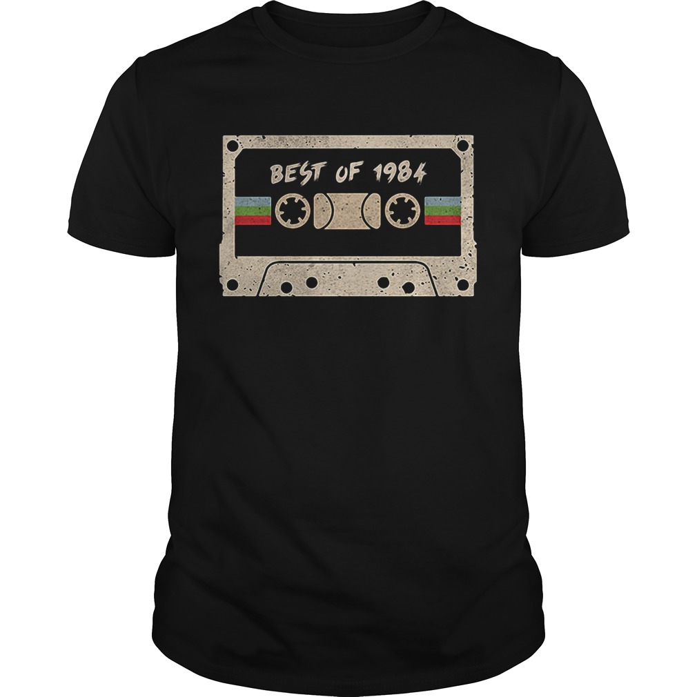 70’s mix tape cassette best of 1984 shirt