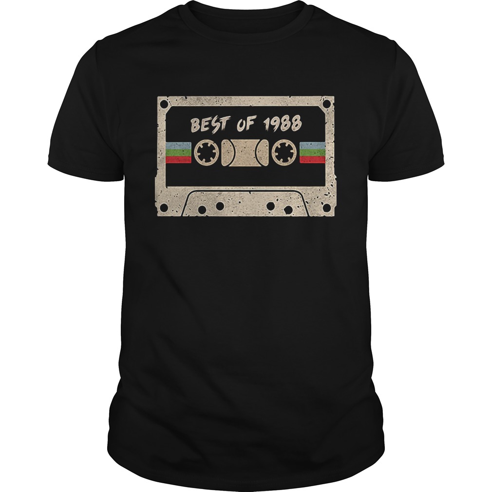 70’s mix tape cassette best of 1988 shirt