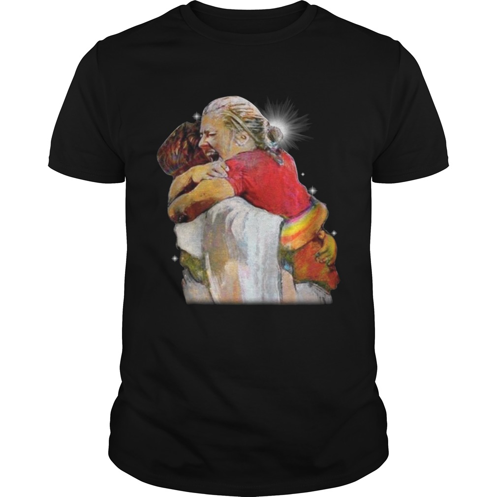 Christian First Day in Heaven Hug Of God shirt