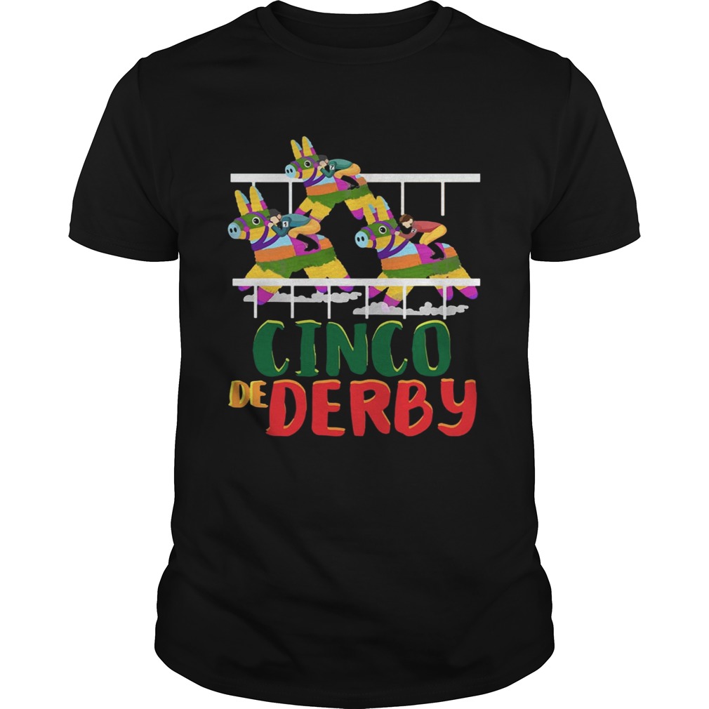 Cinco De Derby Kentucky Funny Colorful Gift tShirt