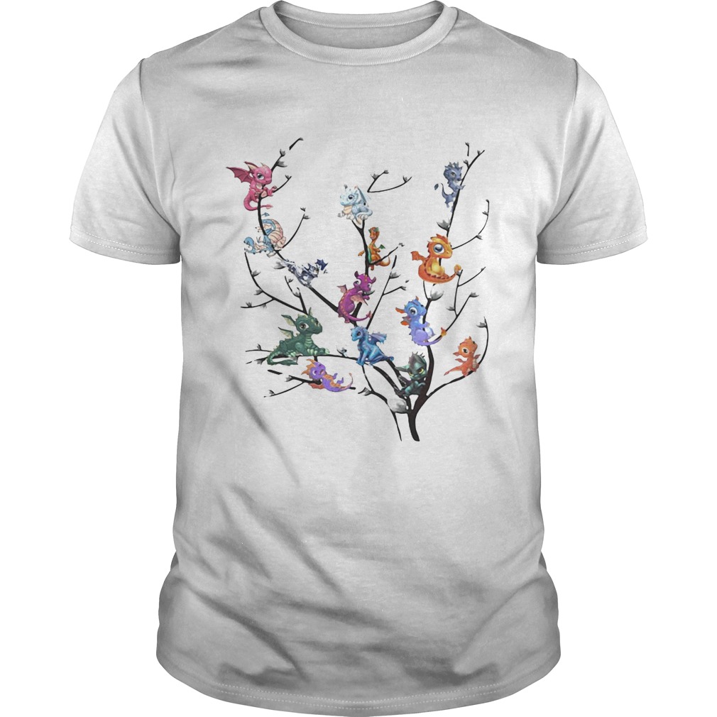 Dragons in willow tree shirt - Trend Tee Shirts Store
