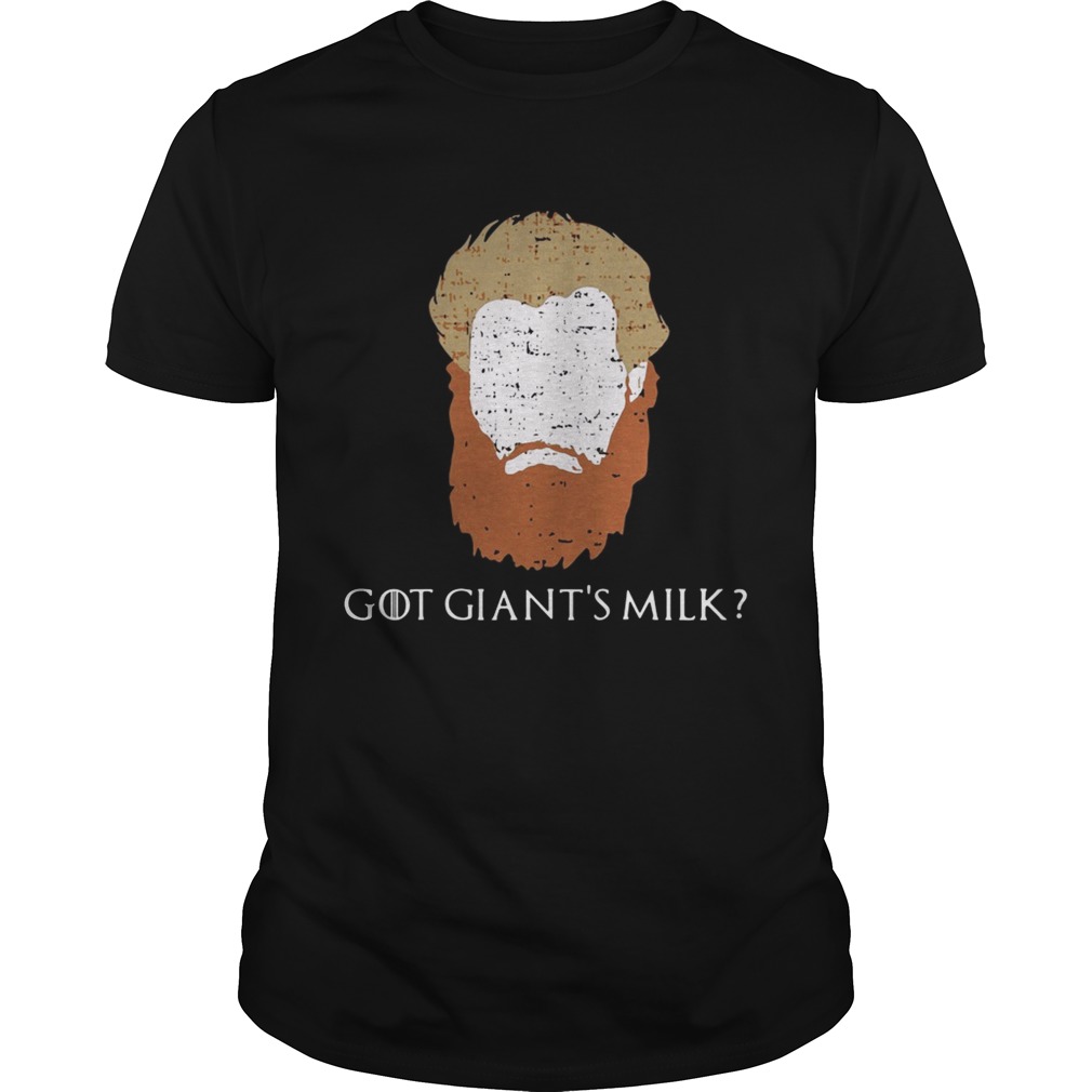 Game Of Thrones face Tormund Giantsbane the big woman still here shirt