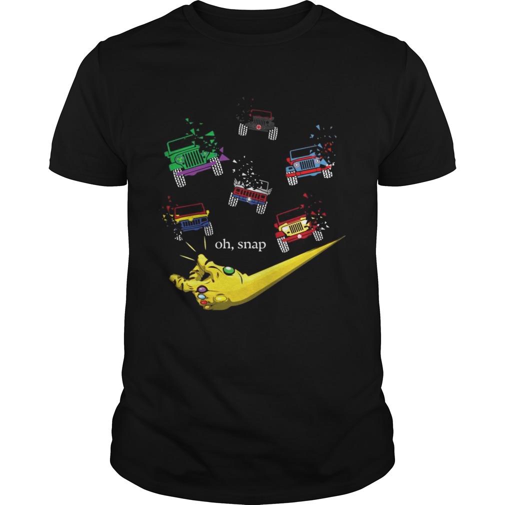 Gauntlet war snap disappears jeep shirt