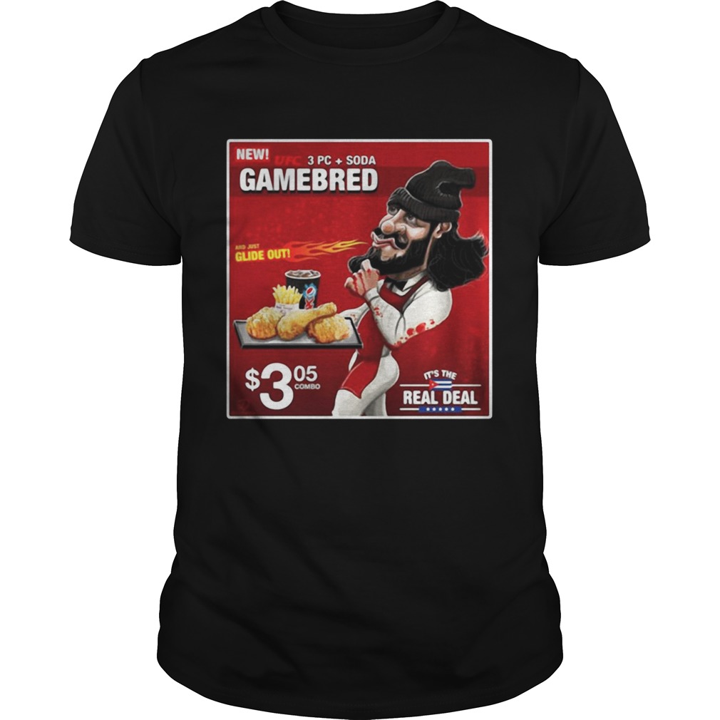 Jorge Masvidal 3 Piece and a Soda Gamebred shirt