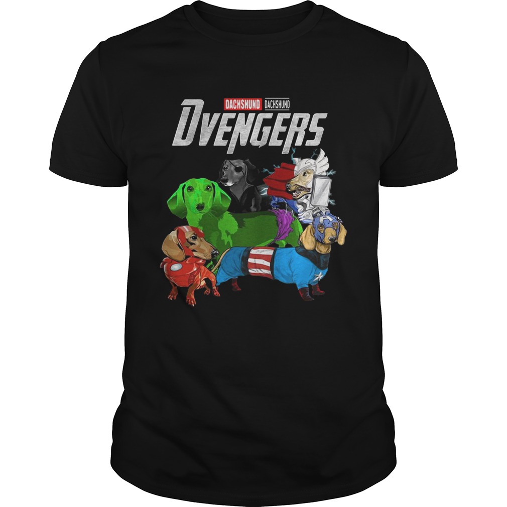 Marvel Avenger Endgame Dvengers Dachshund shirt