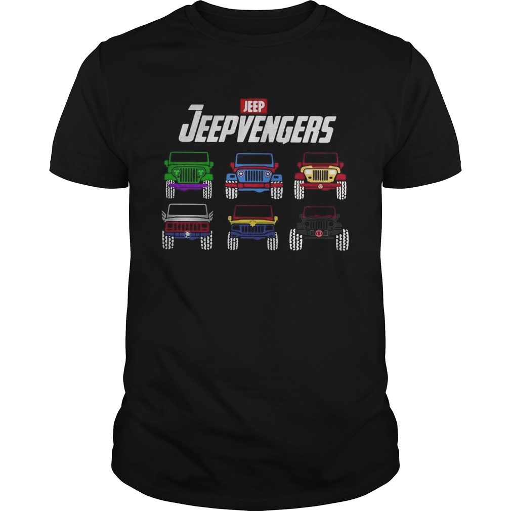 Marvel Avenger Endgame Jeep Jeepvengers tshirt
