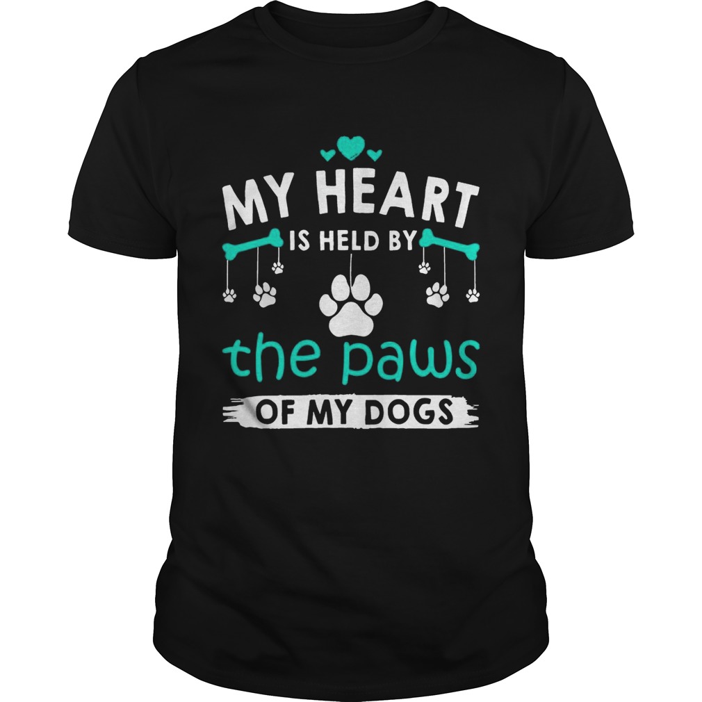 My Heart Is Held By The Paws Of My Dogs T-Shirt