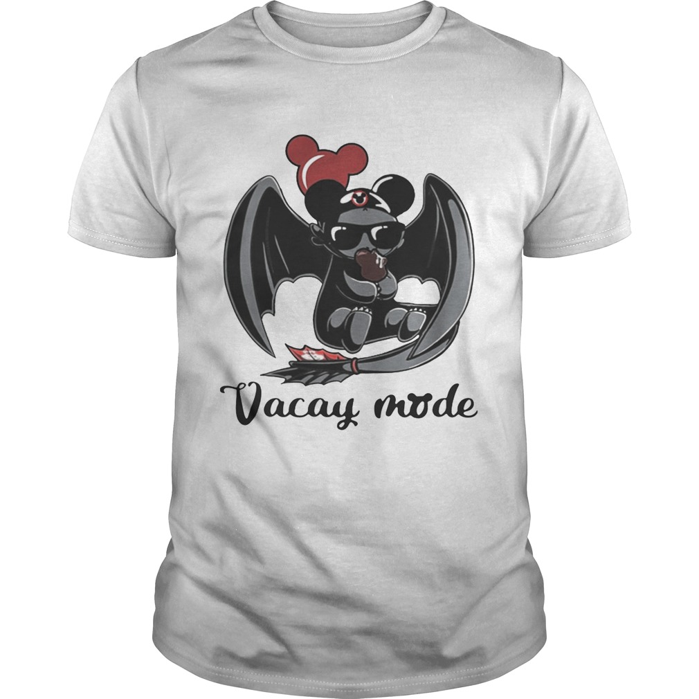 Night Fury Toothless vacay mode balloon mickey mouse shirt