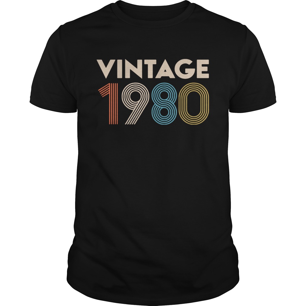 Official vintage 1980 shirt