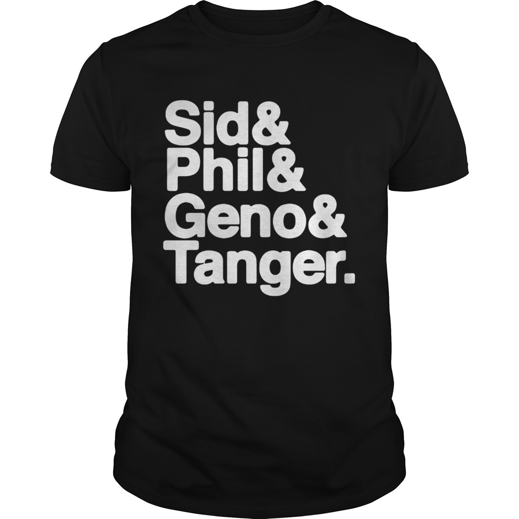 Pittsburgh Sid Phil Geno Tanger shirt