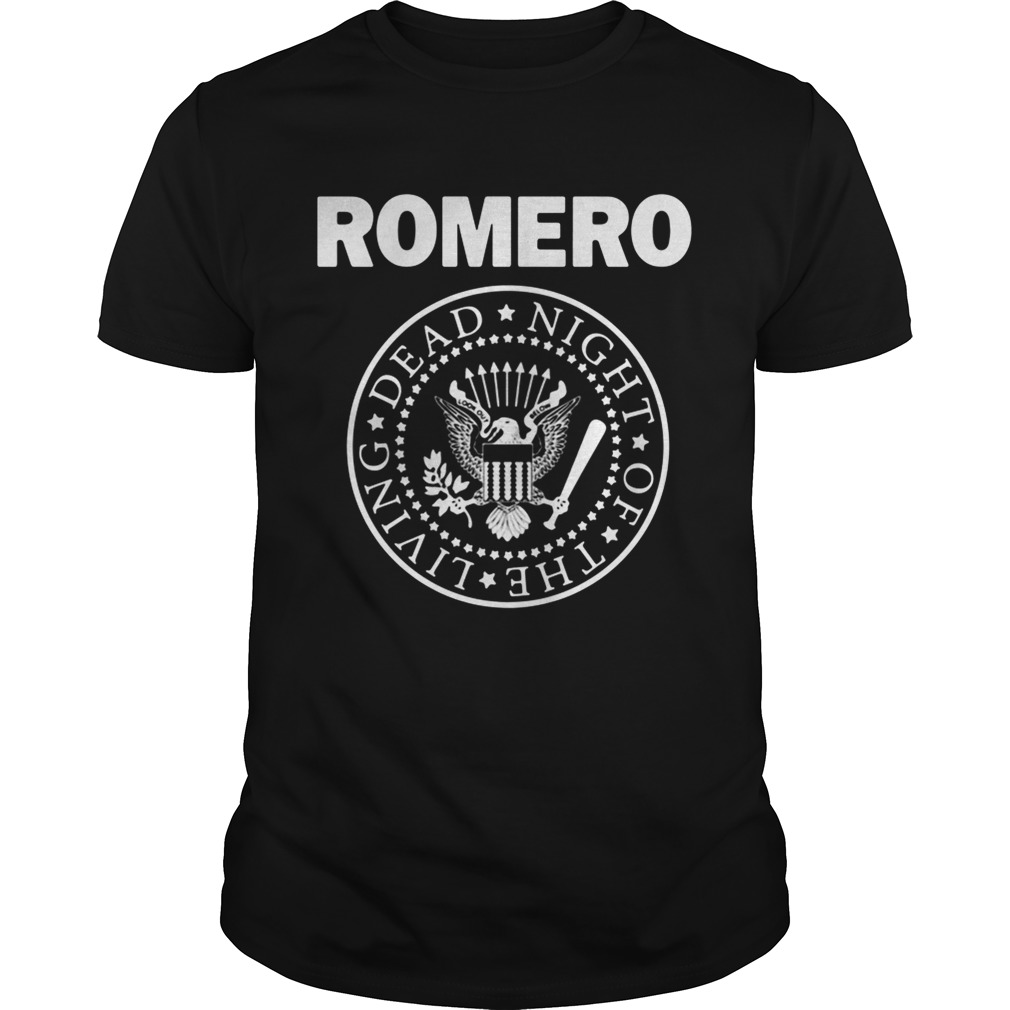 Romero Ramones Night Of The Living Dead tshirt