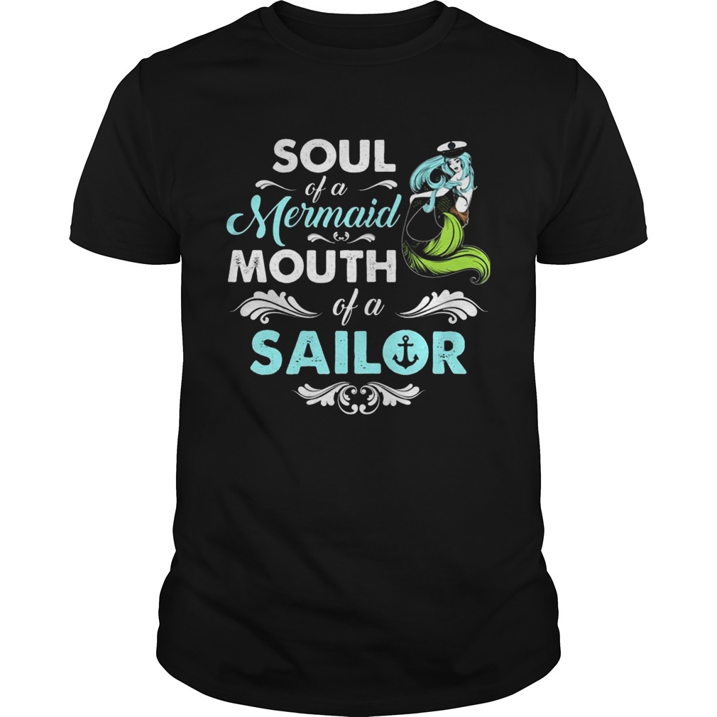 Soul Of Mermaid Mouth Of A Sailor Hippie Tshirt