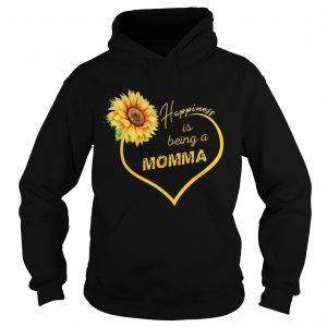 Happiness Is Being A Momma Sunflower Hoodie