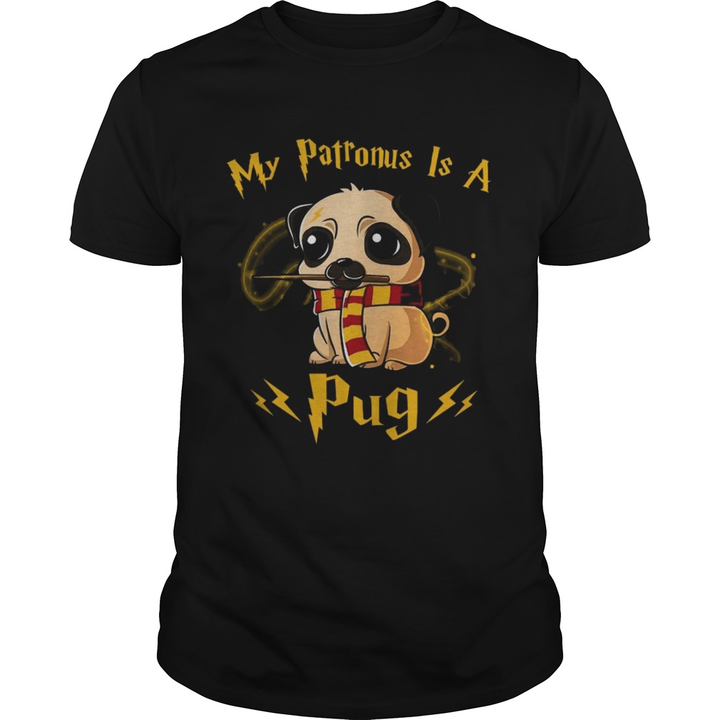 Harry potter my patronus is a Pug T-shirt's