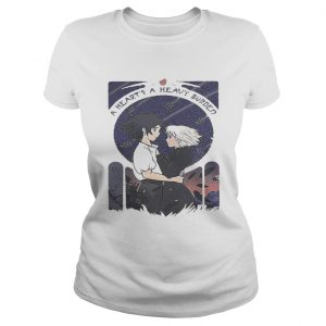 Howl and Sophie a hearts heavy burden ladies tee