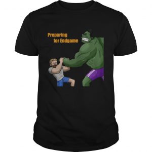Hulk and Captain America preparing for endgame unisex
