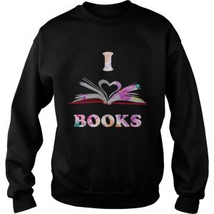 I Love Book SweatShirt
