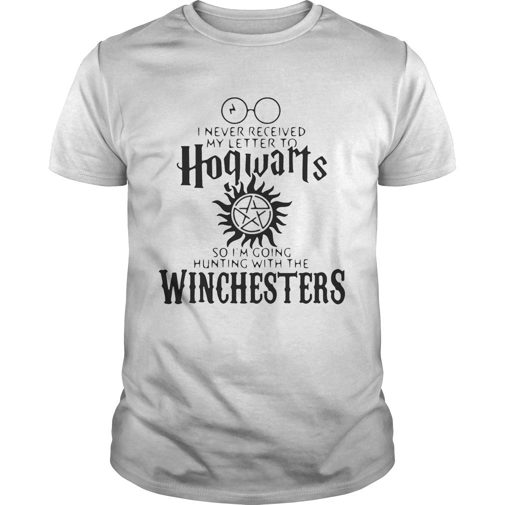 I never received my letter to Hogwarts so I’m going hunting with the Winchesters tshirt