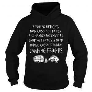 If youre uptight noncussing fancy and schmancy we cant be camping friends Hoodie
