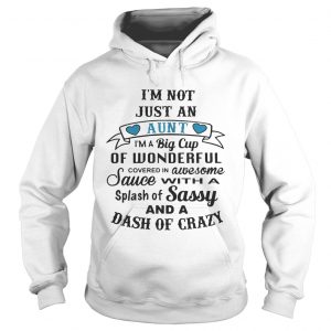 Im not just an aunt Im a big cup of wonderful covered in awesome Hoodie
