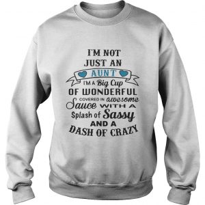 Im not just an aunt Im a big cup of wonderful covered in awesome Sweatshirt
