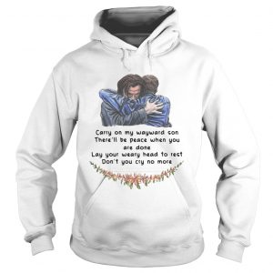 Jared Padalecki carry on my wayward son therell be peace when you are done Hoodie