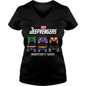 Jeep Jeepvengers whatever it take Marvel Endgame Ladies Vneck
