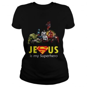 Jesus Is My Superhero Ladies Tee