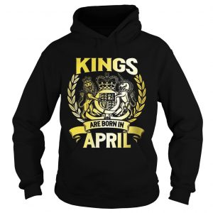 Kings Are Born In April Birthday Men Hoodie