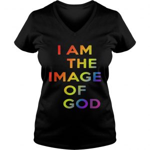 LGBT I am the image of god Ladies Vneck