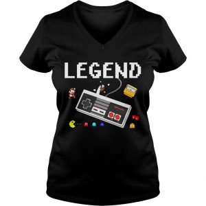 Legend With Retro ControllerThe Modern Retro Gamer Toddler Ladies Vneck