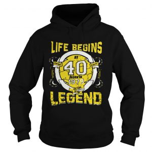 Life begins at 40 born in 1979 the year of the legend hoodie