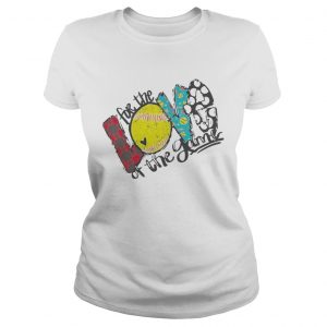 Love For The Softball Game For Softball Lover Ladies Tee