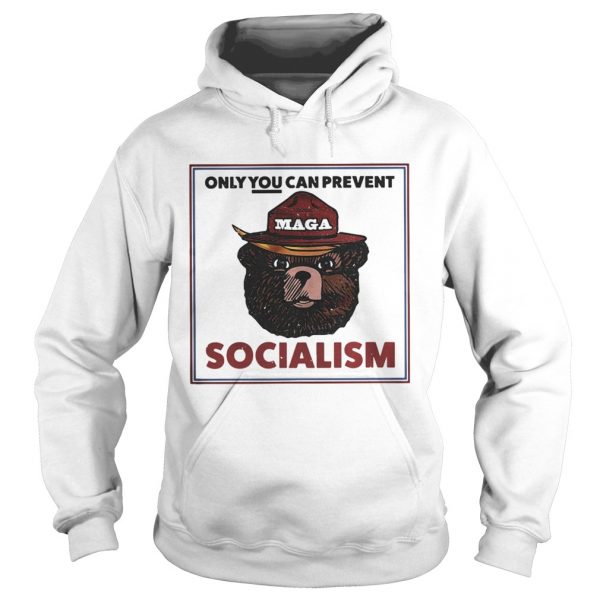 MAGA Bear only you can prevent socialism Hoodie