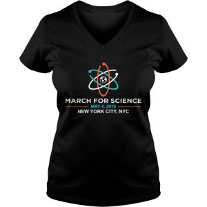 March for Science 2019 NYC New York City Ladies Vneck