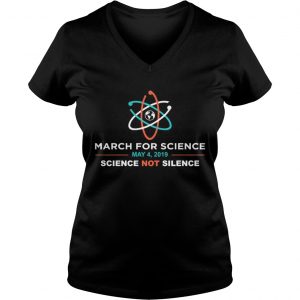 March for Science 2019 science not silence Ladies Vneck