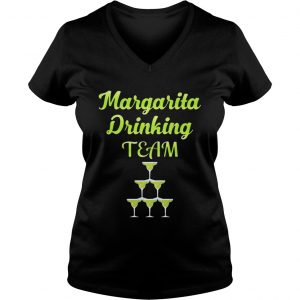 Margarita drinking team men women Ladies Vneck
