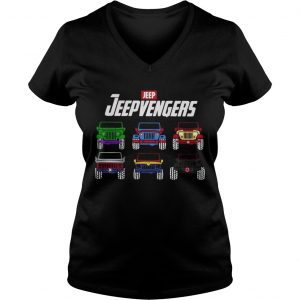 Marvel Avenger Endgame Jeep Jeepvengers Ladies Vneck