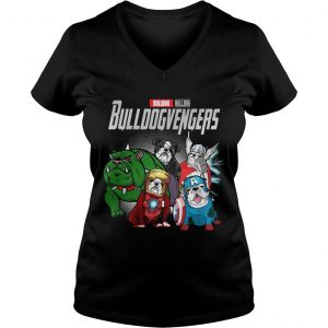 Marvel Avengers Endgame Bulldog Bulldogvengers Ladies Vneck