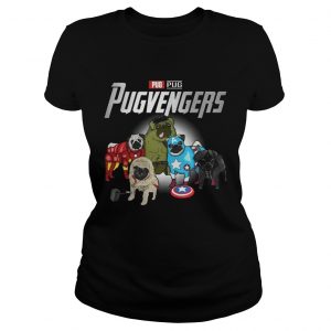 Marvel Avengers Pug Pugvengers Ladies Tee