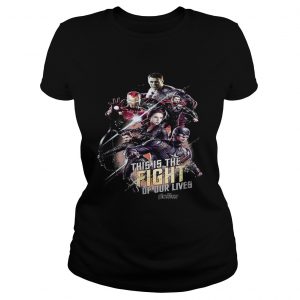 Marvel Avengers Super Hero this is the fight of our lives Ladies Tee
