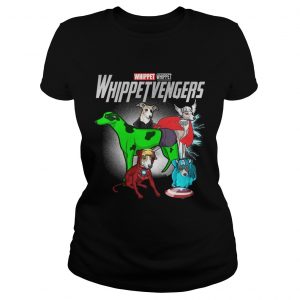 Marvel Avengers Whippet Whippetvengers Ladies Tee