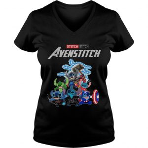 Marvel Avengers endgame Stitch Avenstitch Ladies Vneck