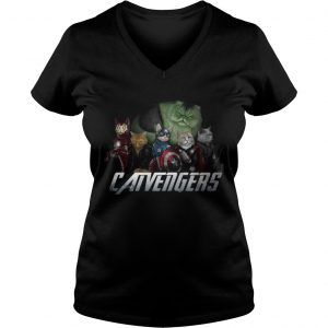 Marvel Catvengers avengers Ladies Vneck