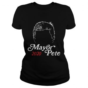 Mayor Pete Buttigieg for President 2020 Funny Hair Ladies Tee