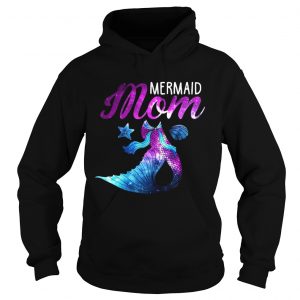 Mermaid Mom Squad Birthday Party Colorful Hoodie