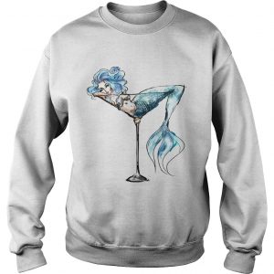 Mermaid and cocktail glass Sweatshirt