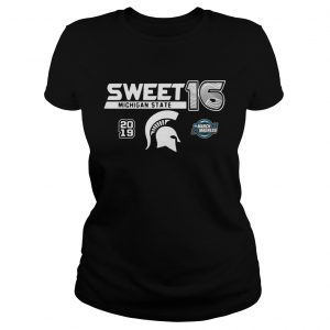 Michigan State Spartans 2019 NCAA Basketball Tournament March Madness Sweet 16 Ladies Tee